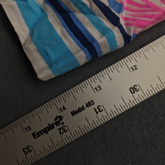 Lilly Pulitzer Harbour Mid Rise Pants Skim Blue Size Medium - Picture 14 of 14